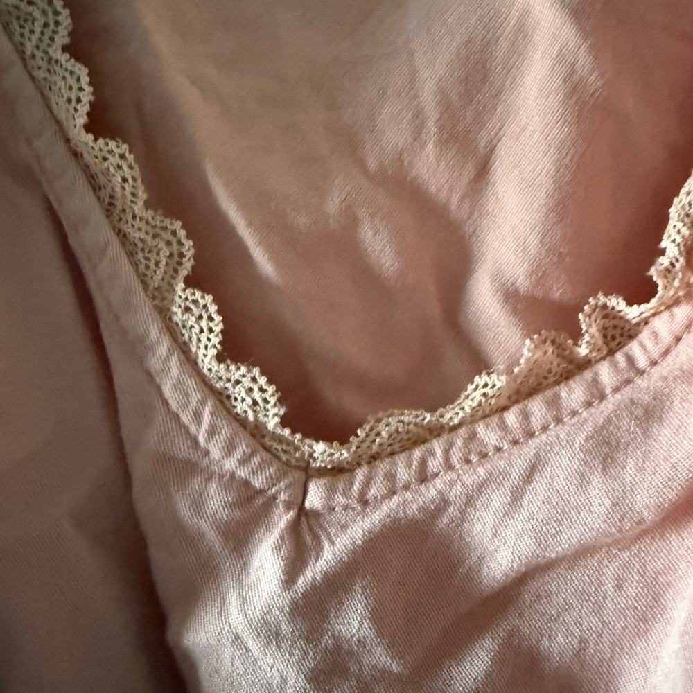 π 5 for 30$ π Torrid Pink Camisole with Lace Trim - Picture 3 of 3